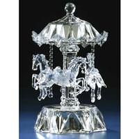 Roman 8" LED Musical Acrylic Carousel