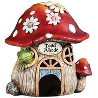 Roman 8" Toad and Mushroom Roman Figurine