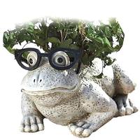 Roman 6" Frog with Glasses Roman Figurine