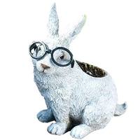 Roman 9" Rabbit with Glasses Roman Figurine