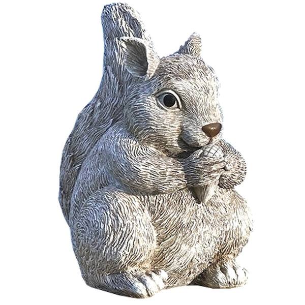 10.25" Squirrel Roman Figurine