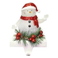 Roman 7" Battery Operated LED Snowman Stocking Holder (Batteries Not Included)