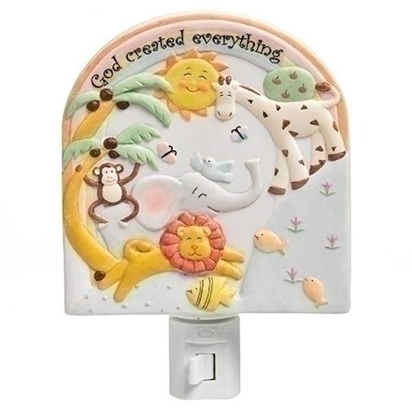 5.75" Porcelain "God Created Everything" Shade