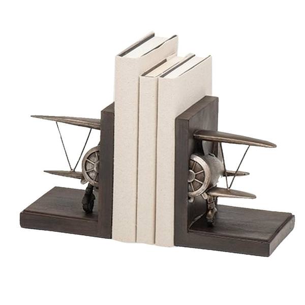 7.75" Rustic Airplane Figurine