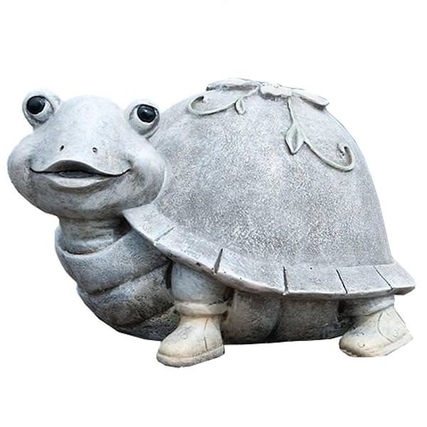 5" Turtle In Rain Boots Roman Figurine