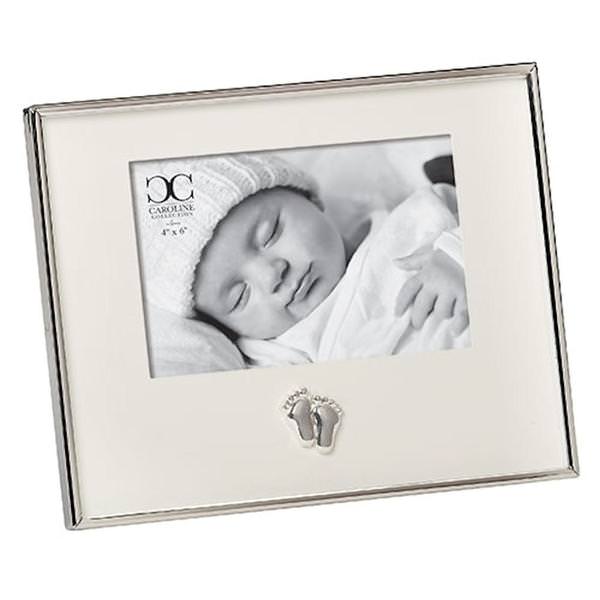 7.25" x 9" Baby Feet Roman Photo Frame