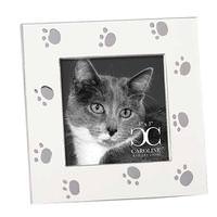 Roman 4.5" x 4.5" Gray Cat Paw Print Roman Photo Frame