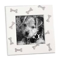 Roman 4.5" x 4.5" Gray Dog Bone Roman Photo Frame