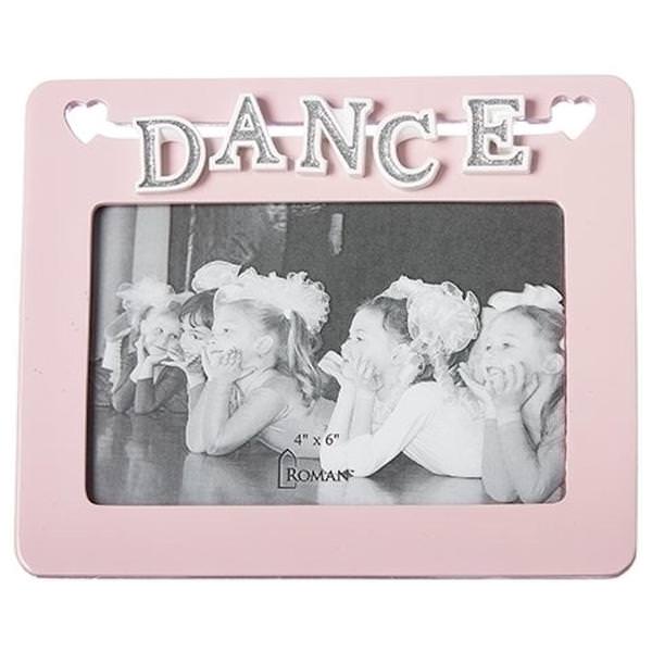 6" x 7.75" Pink Ballet/Dance Roman Photo Frame