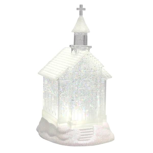 10.25" Battery Operated LED Swirl Dome Church  w/ USB Cord (Batteries not Included)
