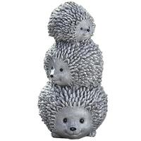 Roman 10.25" Stacked Hedgehogs Roman Figurine