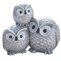 Roman 10.25" Stacked Owls Roman Figurine