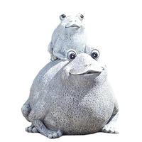 Roman 7.25" Frog and Baby Roman Figurine