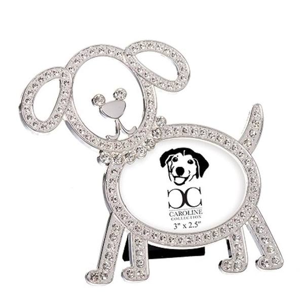 5.5" x 5.5" Dog Outline Roman Photo Frame