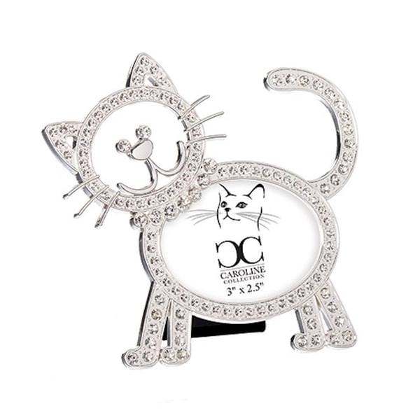 5.5" x 5.5" Cat Outline Roman Photo Frame