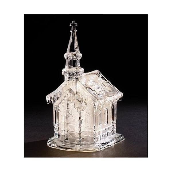 10" Battery Operated LED Church Figure