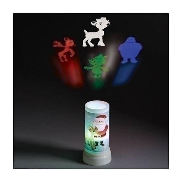 6.5" LED Rudolph Santa Projection Candle