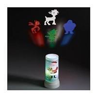 View 6.5" LED Rudolph Santa Projection Candle
