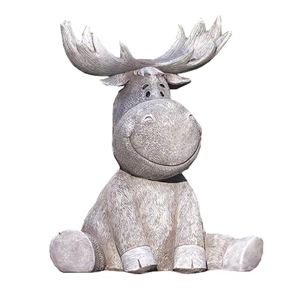 9.5" Moose Roman Figurine