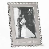 Roman 8" x 5.5" Our Wedding Day Roman Photo Frame