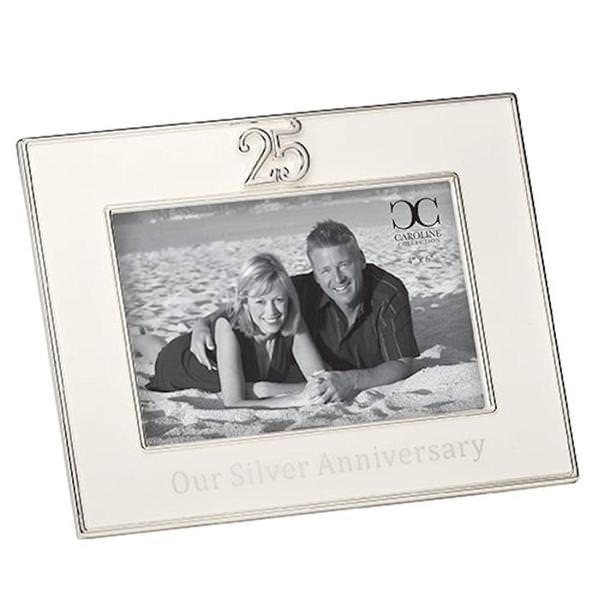 6.75" x 8" 25th Anniversary Roman Photo Frame