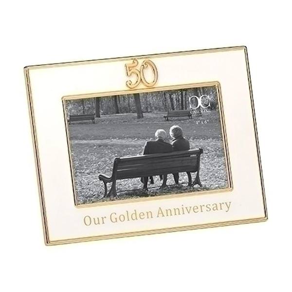 6.75" x 8" 50th Anniversary Roman Photo Frame
