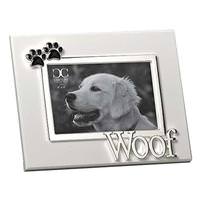 Roman 7" x 9" Silver Dog Frame Roman Photo Frame