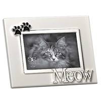 Roman 7" x 9" Silver Cat Frame Roman Photo Frame