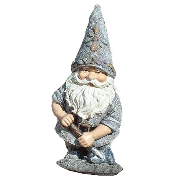 13.25" Gnome with a Shovel Roman Figurine