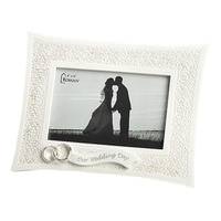 Roman 6.75" x 9" Our Wedding Day Roman Photo Frame