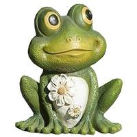 Roman 6" Mini Painted Frog Roman Figurine