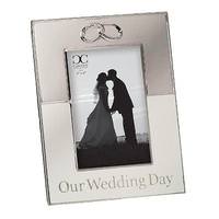 Roman 8.5" x 6.5" Our Wedding Day Roman Photo Frame