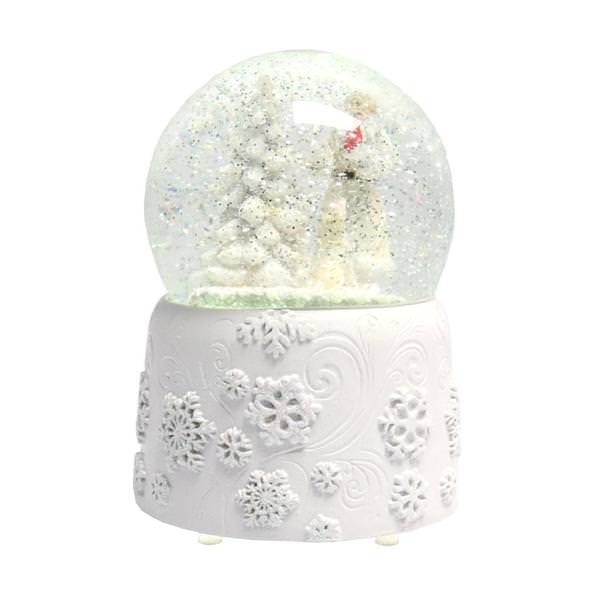 6.2" Battery Operated Santa LED Musical Dome (Batteries not Included)