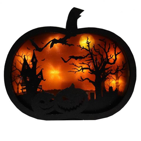 8.5" Jack-O-Lantern LED Halloween Decoration