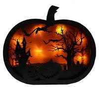 Roman 8.5" Jack-O-Lantern LED Halloween Decoration