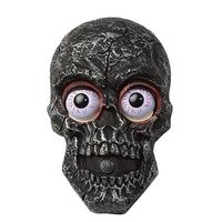 Roman 8" Skull LED Halloween Decoration