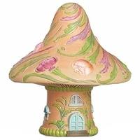 Roman 7" Mushroom House Roman Figurine