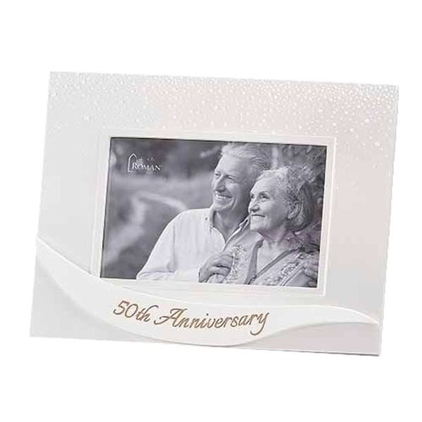 7" x 10" 50th Anniversary Roman Photo Frame