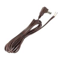 Satco 8' Brown Flat Molded Plug Cord