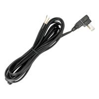 Satco 8' Black Cord with Flat Plug