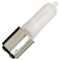 Satco 50 watt 120 volt T4 Double Contact Bayonet Base 2900K Warm White Dimmable