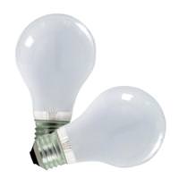 Satco 53 watt 120 volt A19 Medium Screw 2900K Warm White Dimmable Halogen (2 pack)