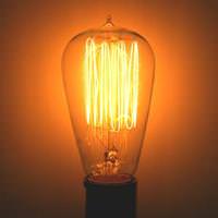 View 60 watt 120 volt ST19 Medium Screw Base 2700K Warm White Dimmable
