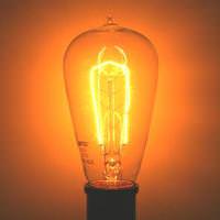 View 40 watt 120 volt ST19 2700K Medium Screw Base Warm White Dimmable