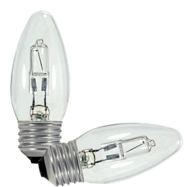 43 watt 120 volt B11 Medium Screw Base Dimmable Halogen 2900K Warm White (2 pack)