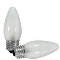 Satco 43 watt 120 volt B11 Medium Screw Base 2900K Warm White Halogen (2 pack)