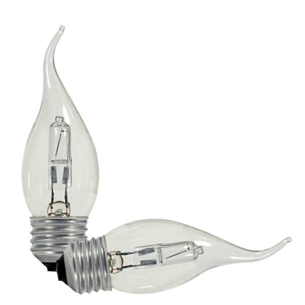 43 watt 120 volt CA10 Medium Screw Base 2900K Warm White Halogen (2 pack)