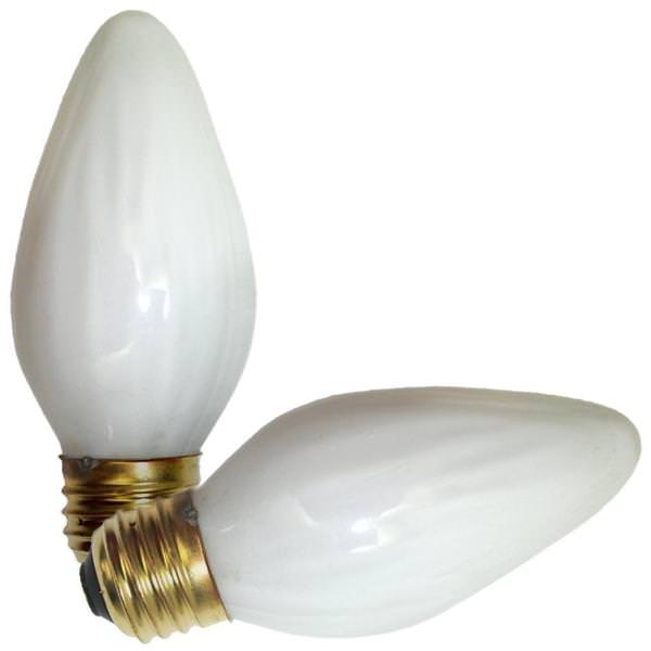 40 watt 120 volt F15 Medium Screw Base 2700K Dimmable (2 pack)