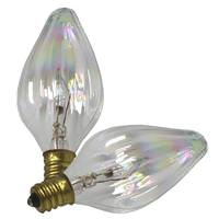 Satco 25 watt 120 volt F10 Candelabra Screw Base Aurora Dimmable (2 pack)