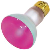 View 50 watt 130 volt R20 Medium Screw Base Pink Flood